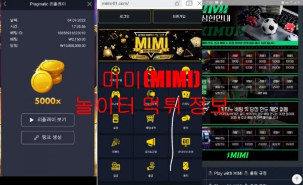 미미(MIMI) 놀이터 먹튀 정보