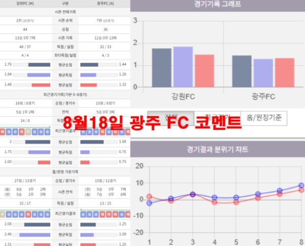 8월18일 광주 FC 코멘트