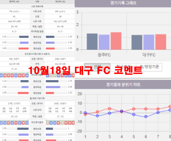 10월18일 대구 FC 코멘트