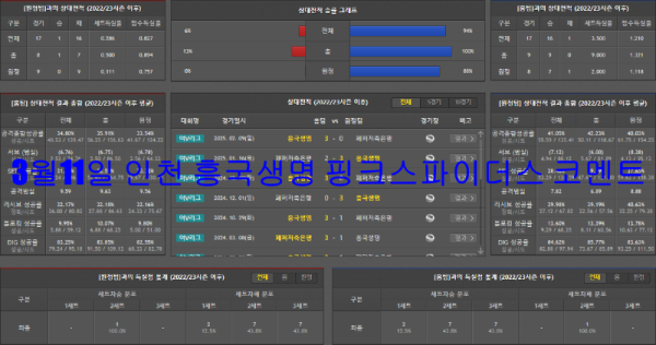 3월11일 인천 흥국생명 핑크스파이더스 코멘트